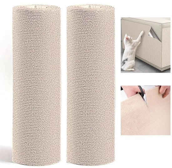 Kit di adesivi per gatti, adesivi per muri – un prodotto versatile, autoadesivo e multifunzionale. Facile da utilizzare su alberi, muri, mobili, supporti per gatti e per proteggere il divano. (40 x 200 cm, 2-pack)