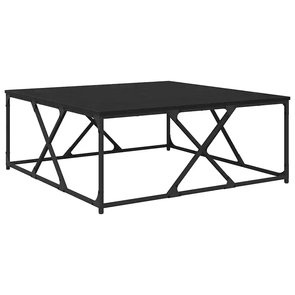 Tavolino da salotto Rovere Nero 100 x 100 x 40 cm 882771