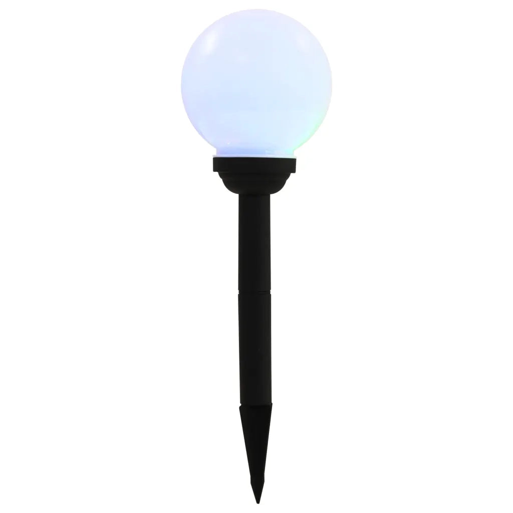 Lampade Solari da Esterni Sferiche 4pz LED RGB 15cm 44457