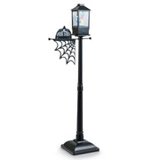 Lampada da terra Halloween 50 cm x 32 cm x 155 cm con attivazione sonora luci LED a 6 colori atmosfera spettrale PVC nero 20_0012288