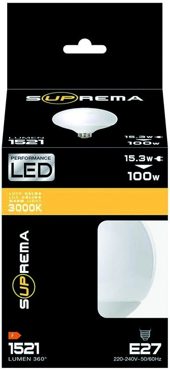 Suprema LAMPADA A LED GLOBO E27  luce calda 24 W - 2270 lumen 3.00 pz