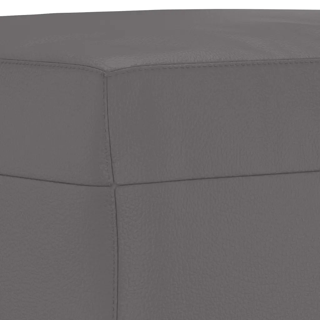 Set di Divani 3 pz con Cuscini Grigio in Similpelle 3201375