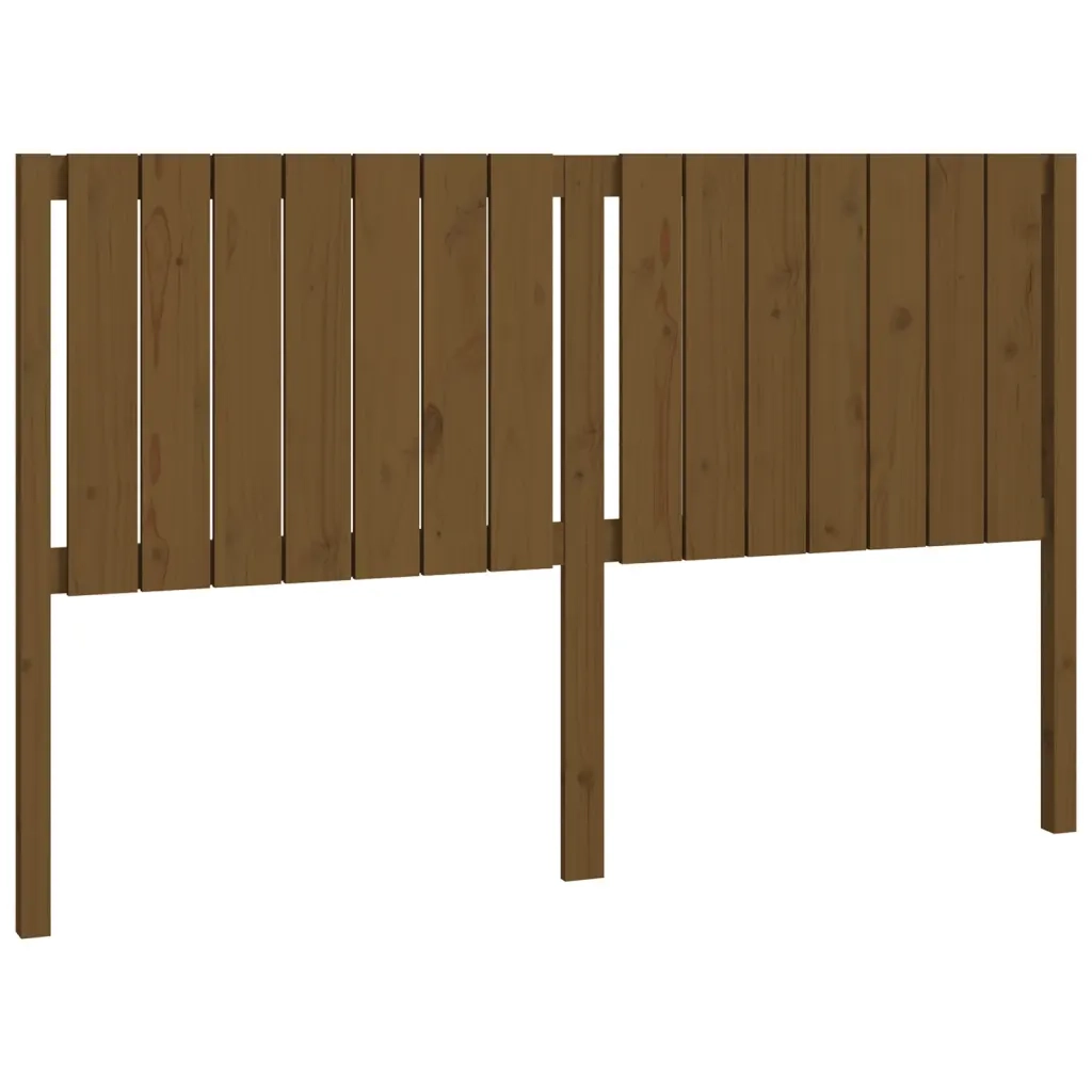 Testiera per Letto Miele 165,5x4x100 cm Legno Massello di Pino