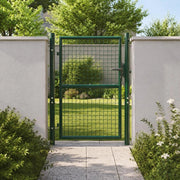 Steel Fence Gate 100x125 Cm Green