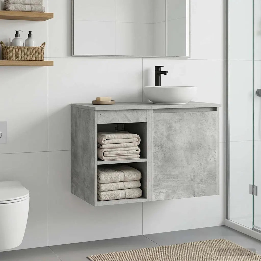 Armadio Bagno In-between Grigio Cemento 30 x 41 x 50 cm 890345