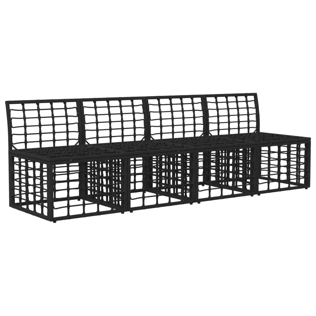Divano da Giardino 4 Posti Senza Braccioli 4 pcs 42026735