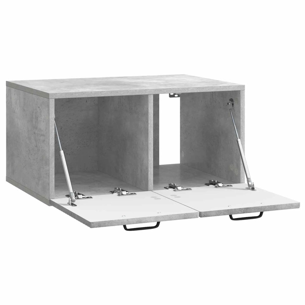 Mobile Porta TV da Muro Grigio Cemento 59,5 x 41 x 30 cm