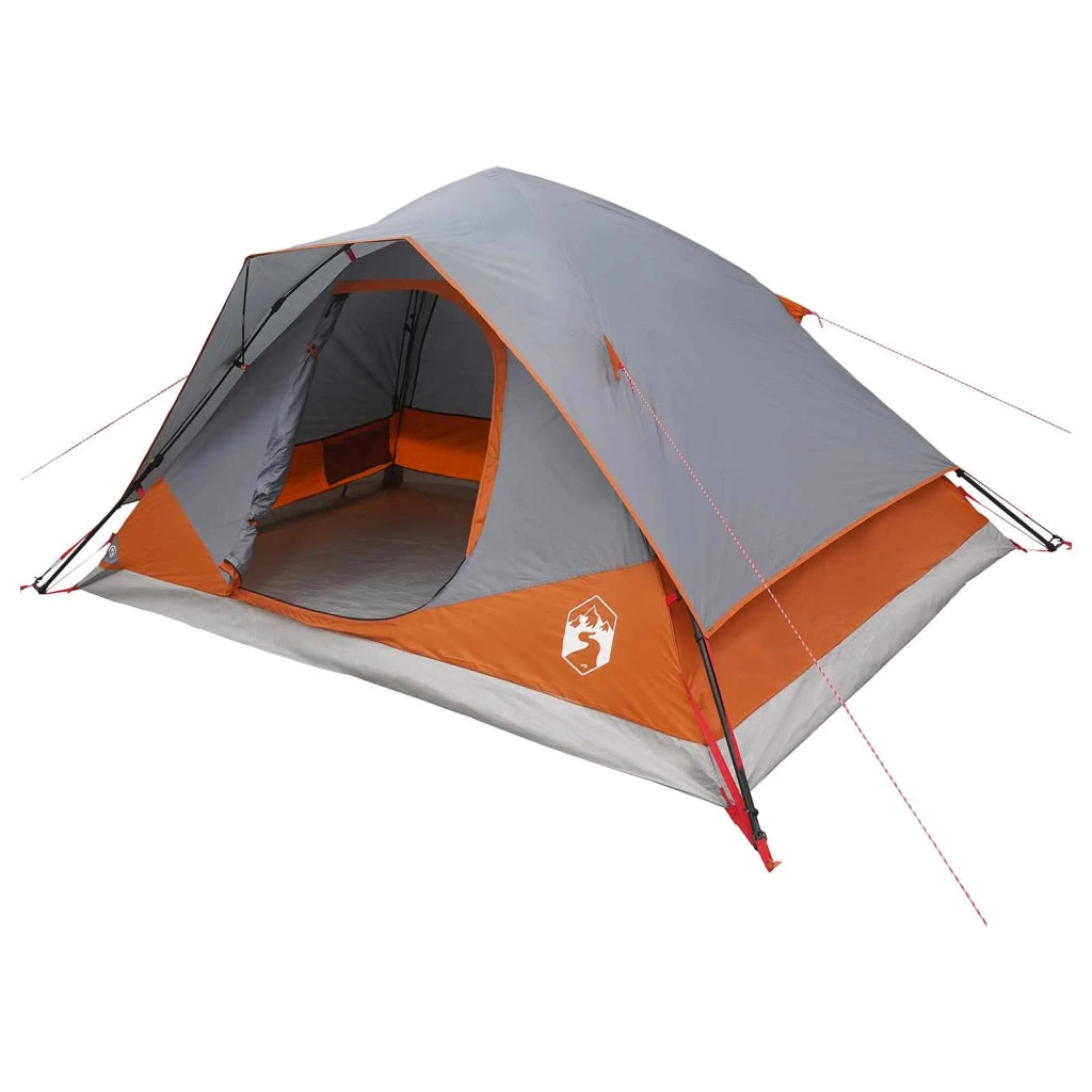 Tenda Istantanea Grigio e arancione 305 x 215 x 140 cm 42028691