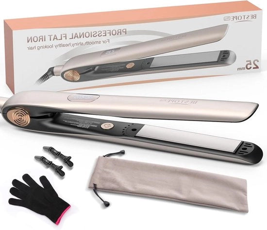 Stilizzatore 2-in-1 smaltimento ceramico regolazione temperatura capelli lucenti riscaldamento rapido