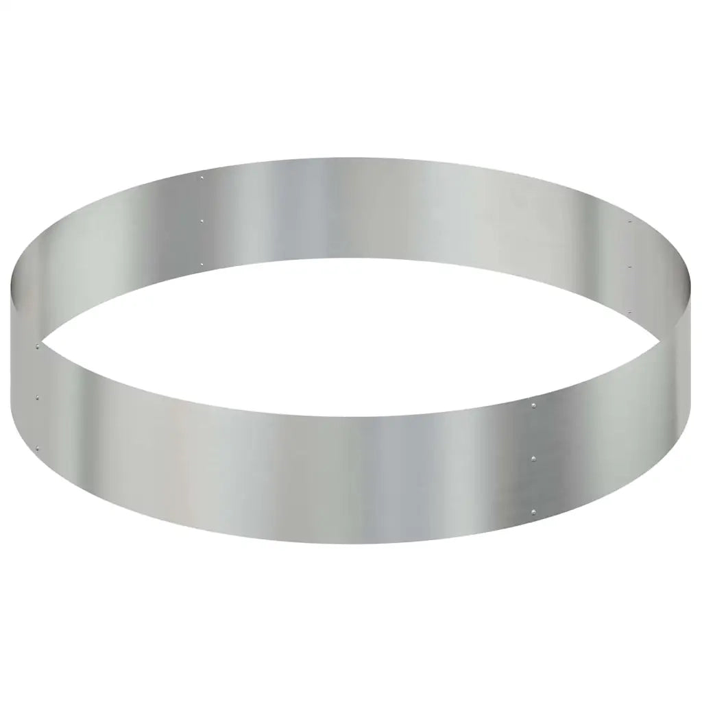 Vaso da giardino Argento 120 x 120 x 20 cm Acciaio zincato 873660