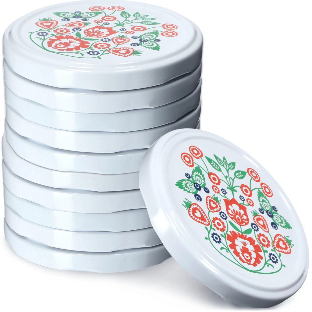 Tappi per barattoli KADAX, diametro 82 mm, confezione da 10 pezzi