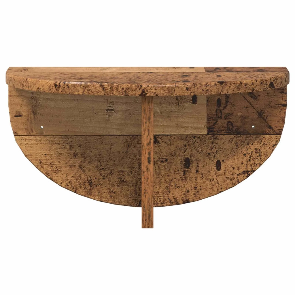 Scaffale da parete 2 pcs Legno vecchio 38 x 19 x 19 cm 891425