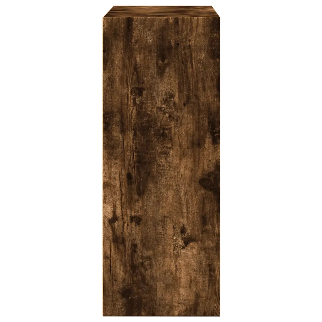 Libreria Rovere Fumo 80x30x77 cm in Legno Multistrato 857926