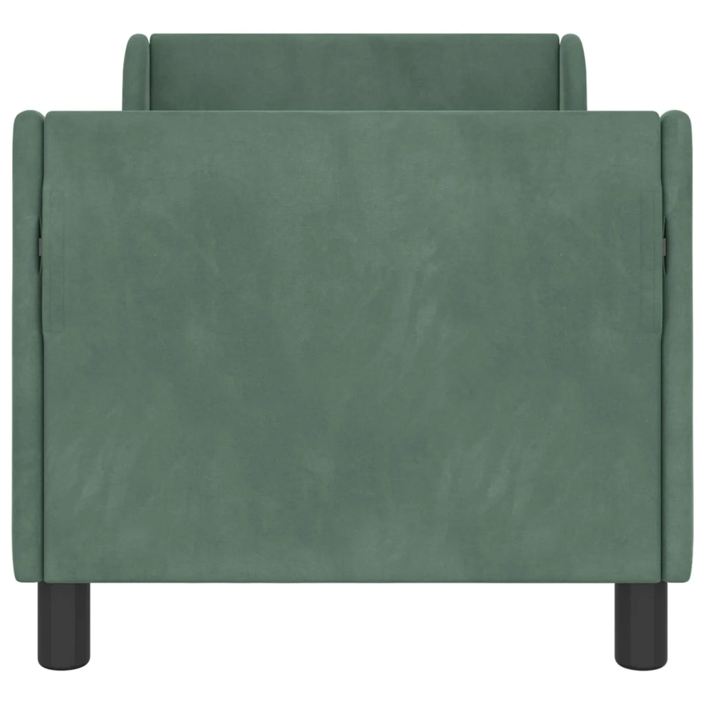 Struttura letto per bambini con testata Verde Mare 70 x 140 cm