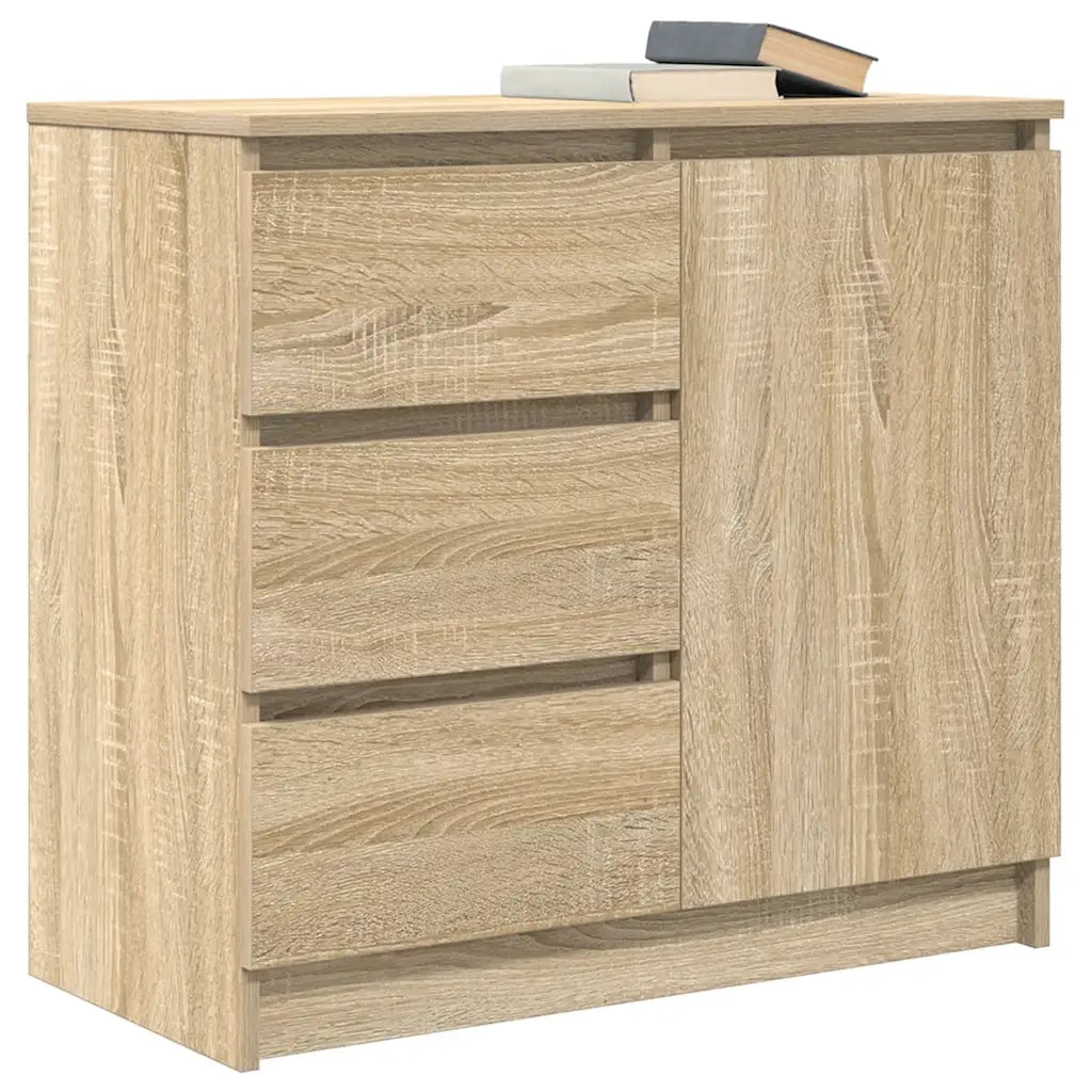 Credenza con Cassetto Rovere Sonoma 71x35x65 cm in Truciolato 861573