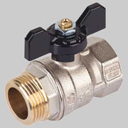 VALVOLA A SFERA PASSAGGIO STANDARD MF FARFALLA ALLUMINIO  1/2 PN 30     TIEMME