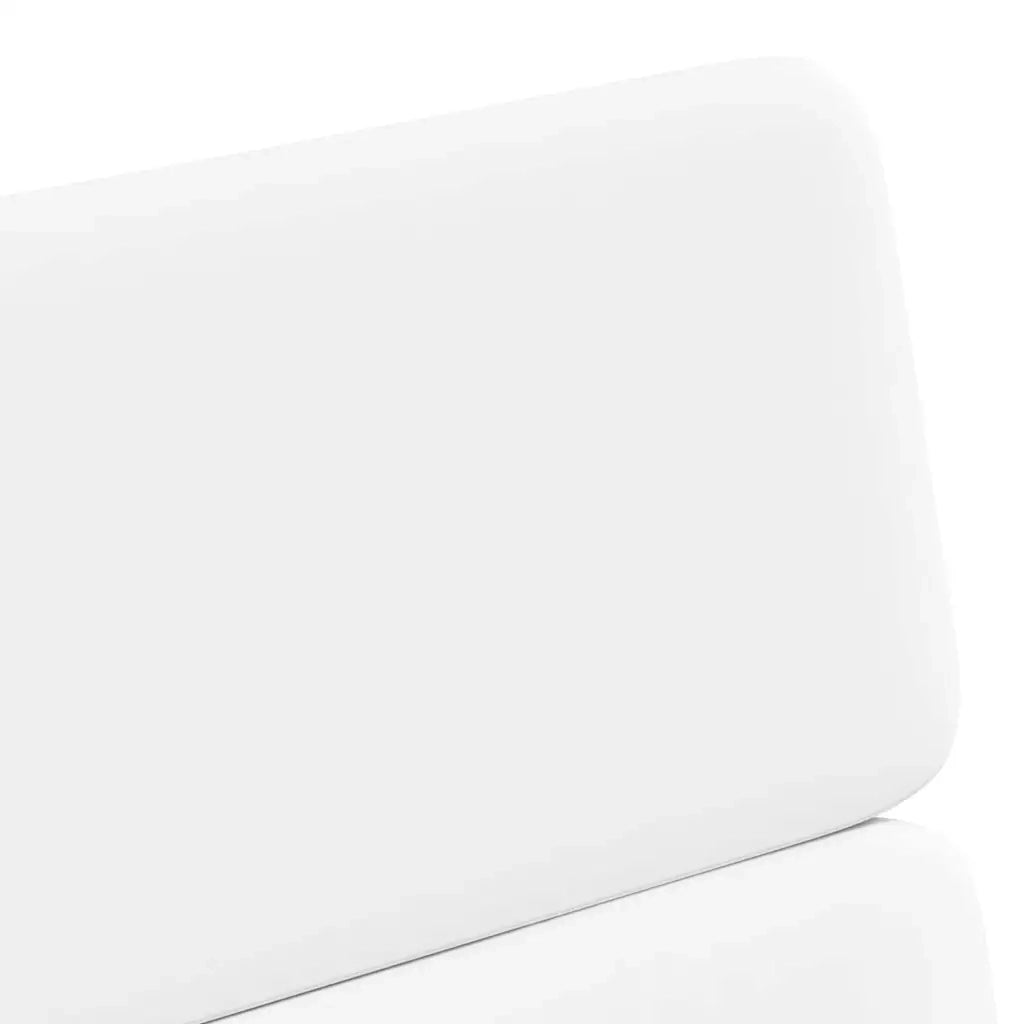 Sedie da Pranzo con Ruote 2 pcs Bianco 58 x 65 x 98 cm