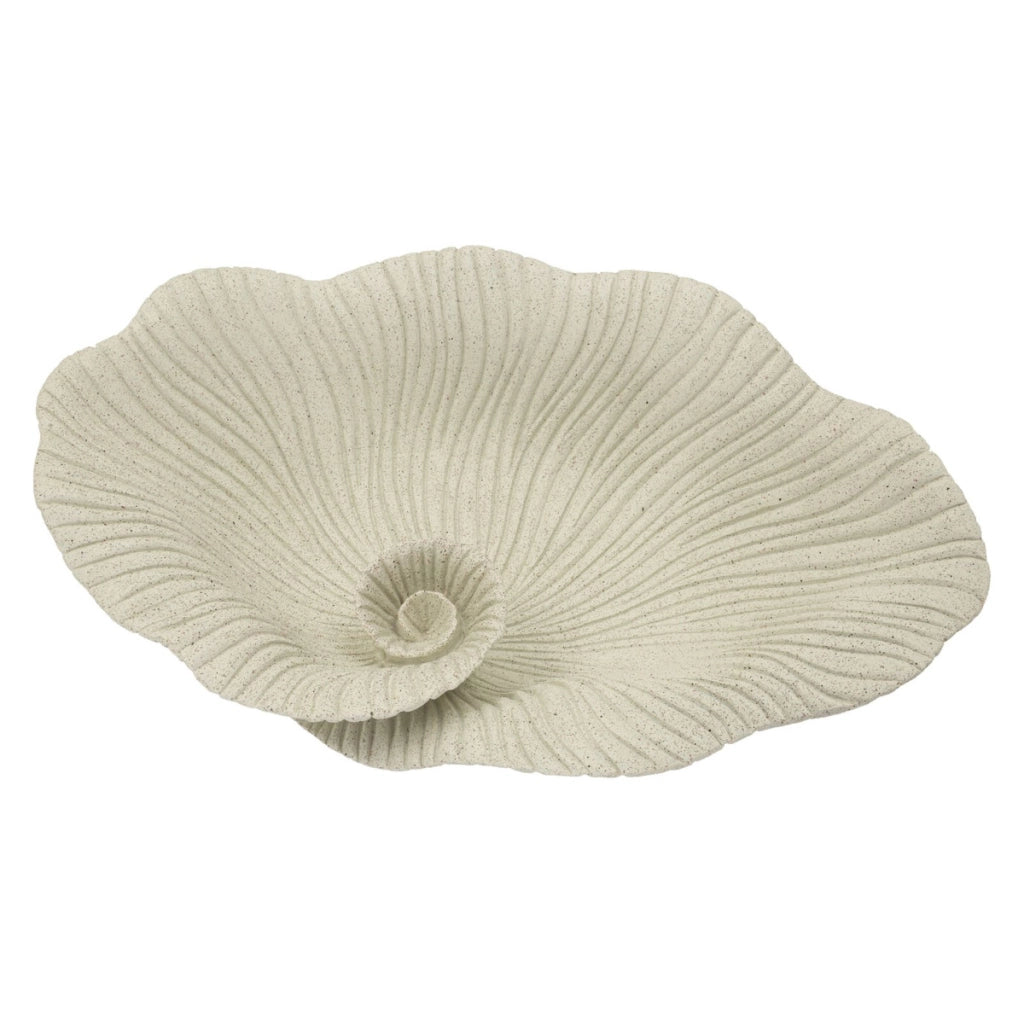 Vassoio decorativo Petalo in poliresina sabbia