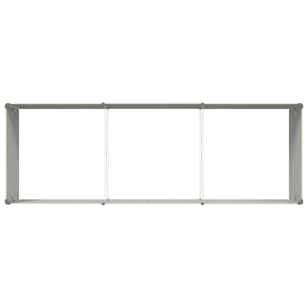 Fioriera Avorio 290 x 100 x 45 cm Acciaio zincato 42018117