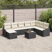 Set Divano da Giardino con cuscino 9 pcs polyrattan 3359336