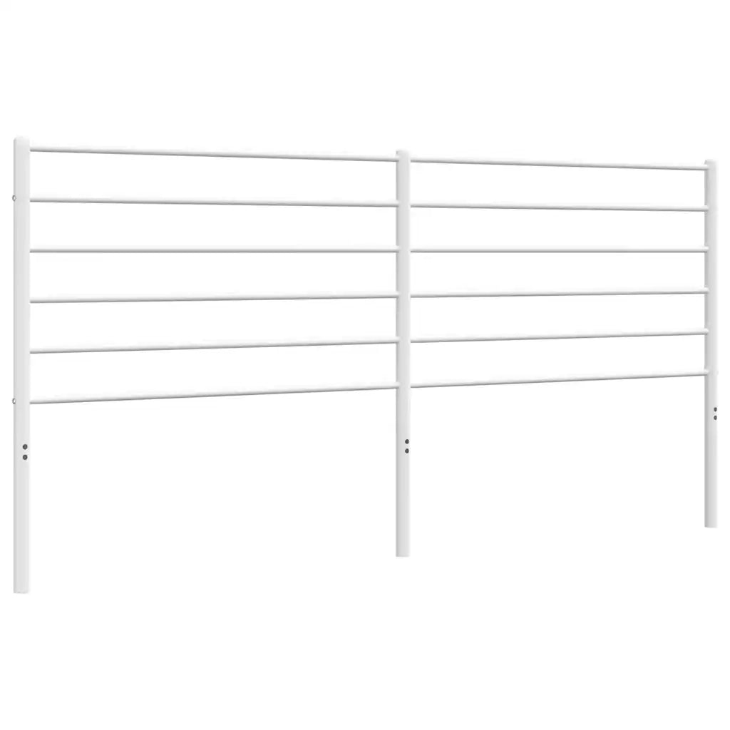 Testiera | Testata di Ricambio in Metallo Bianco 180 cm