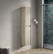 Mobile da bagno a 2 ante in compensato 16 mm; bianco sporco