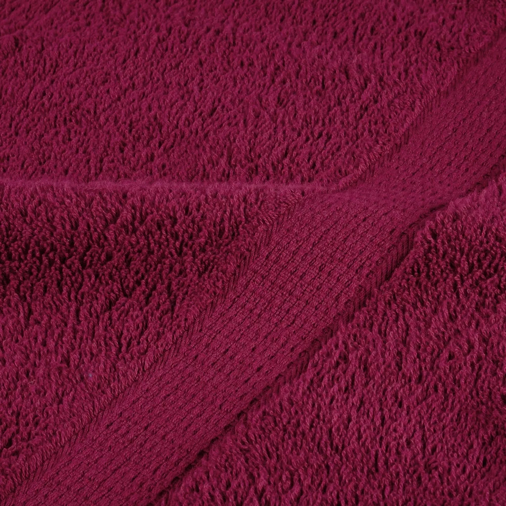 Set ASciugamani SOLUND 8 pz Bordeaux 600 gsm 137556