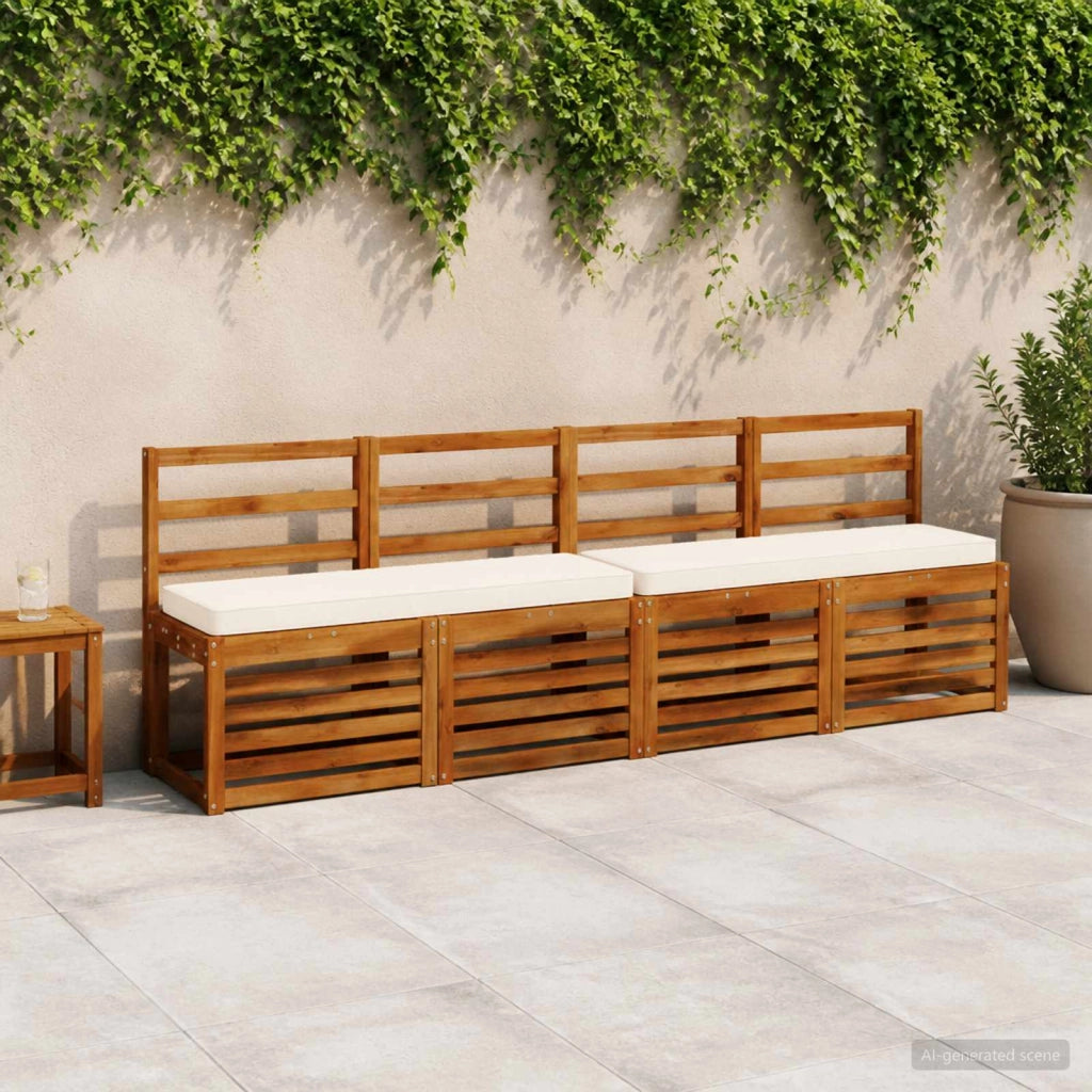 Cuscini per Panchina a 2 Pezzi VUGHT 2 pcs 100% Poliestere 950507