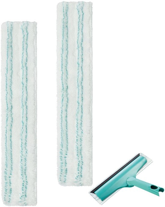 Accessori per dweil microfibra 3 pezzi per pulizia finestra con acqua e senza acqua.