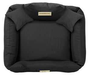 AIO FACTORY 100x75 cm KINGDOG MM43 Letto per cani personalizzabile, Nero