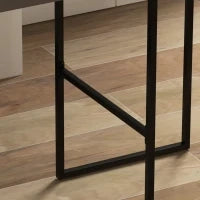 Set di 2 Sgabelli da Bar Alti con Cuscino di Seduta in Velluto, Poggiapiedi, Altezza 74 cm, Nero