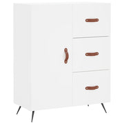 Credenza | Madia | Buffet da pranzo | Armadio da pranzo Bianca 69,5x34x90 cm in Legno Multistrato