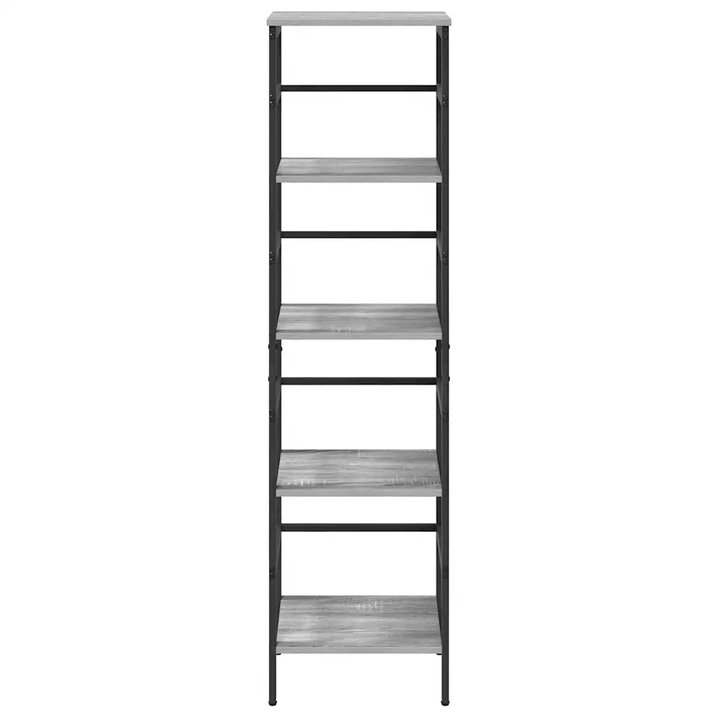 Libreria Grigio Sonoma 40 x 29,5 x 149 cm Legno multistrato