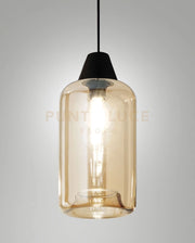 EDISON 3491-50-125 VETRO AMBRA COMPLETO DI CAVO X KIT LUCI D.18X31CM