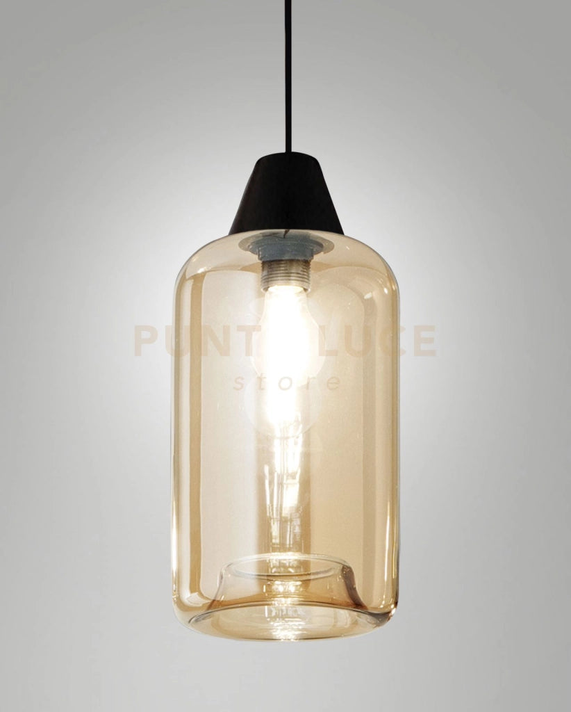 EDISON 3491-50-125 VETRO AMBRA COMPLETO DI CAVO X KIT LUCI D.18X31CM