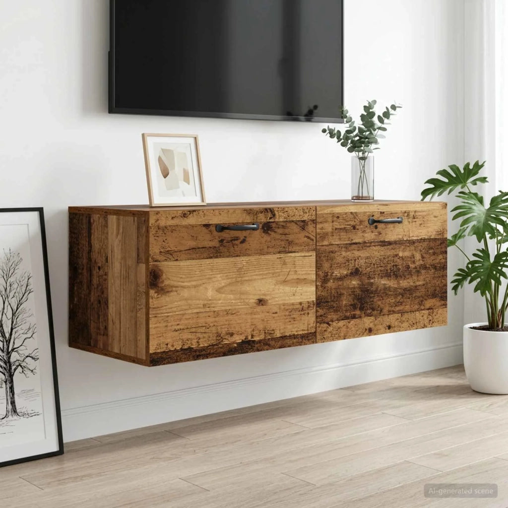 Armadietto a muro Legno antico 100 x 36,5 x 35 cm 8009833