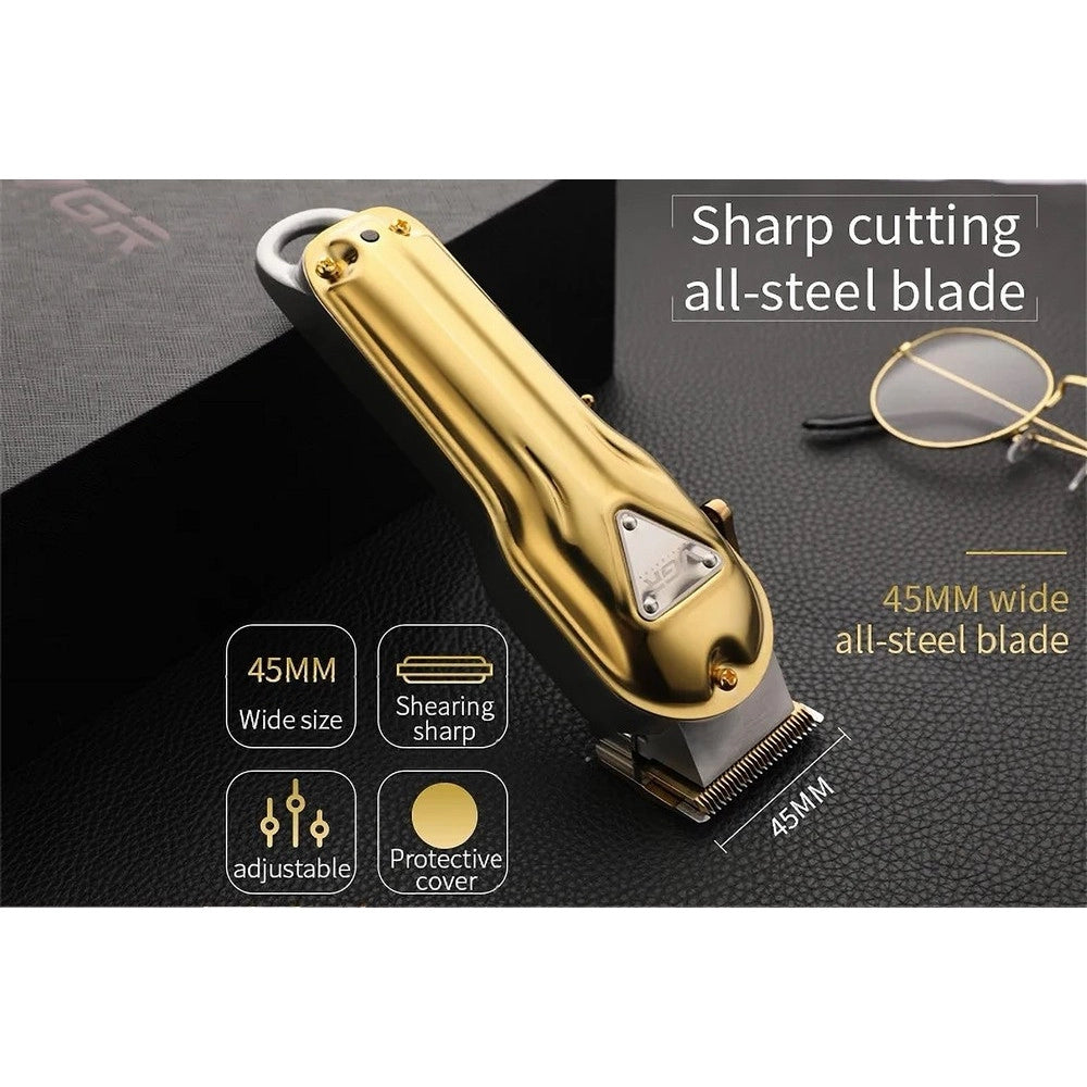 Trade Shop - Tagliacapelli Elettrico Batteria Ricaricabile Professionale Con/senza Cavo V-133 -