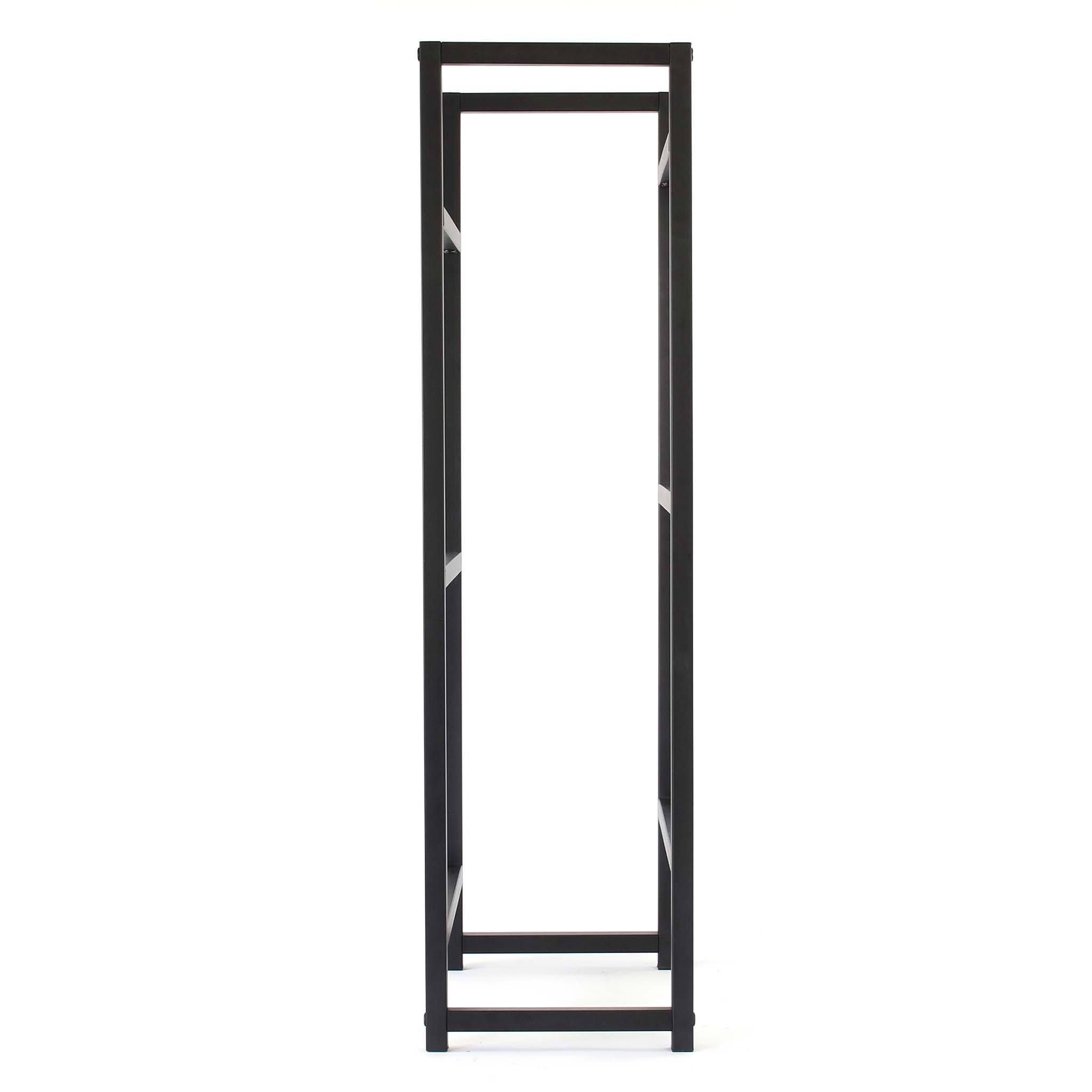 Toboli Scaffale in acciaio a ripiani per 3 casse di bevande, porta casse d'acqua 47x31x116cm, 20 kg/piano