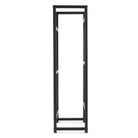 Toboli Scaffale in acciaio a ripiani per 3 casse di bevande, porta casse d'acqua 47x31x116cm, 20 kg/piano