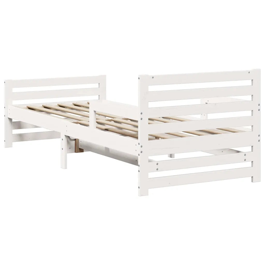 Struttura del letto Bianco 80 x 200 cm Legno multistrato 877207
