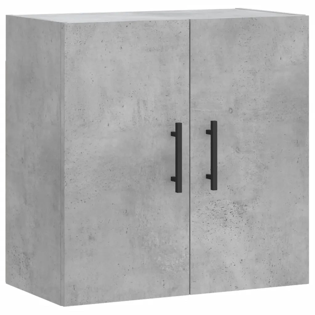 Armadietto a Muro | Mobile a Parete Grigio Cemento 60x31x60 cm in Legno Multistrato