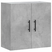 Armadietto a Muro | Mobile a Parete Grigio Cemento 60x31x60 cm in Legno Multistrato