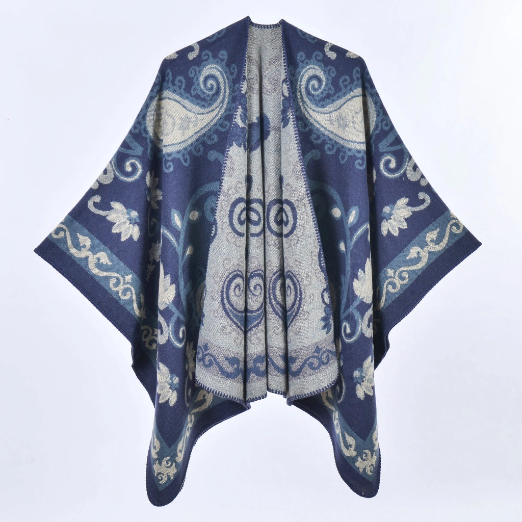 Sciarpa spessa con motivo paisley retr¨°