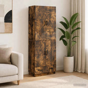 Set di armadi 2 pz Rovere Fumo Legno ingegnerizzato 3416777