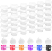 Pacchetto di 100 Mini Verbecher di Vernice 3 ml - Contenitori di Stoccaggio Translucidi - Utilizzati per Arte/Manufatti - Regalo per Pittori - Qualità affidabile