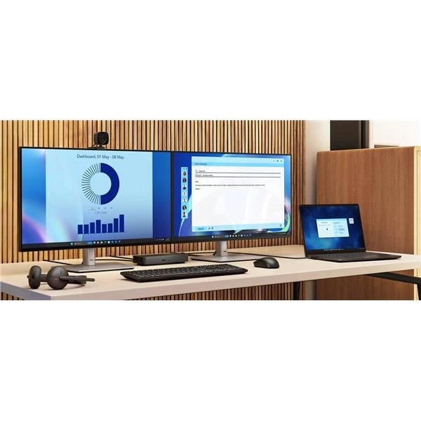 Dell wd25 cablato usb 3.2 gen 2 (3.1 gen 2) type-c nero - DELL-WD25