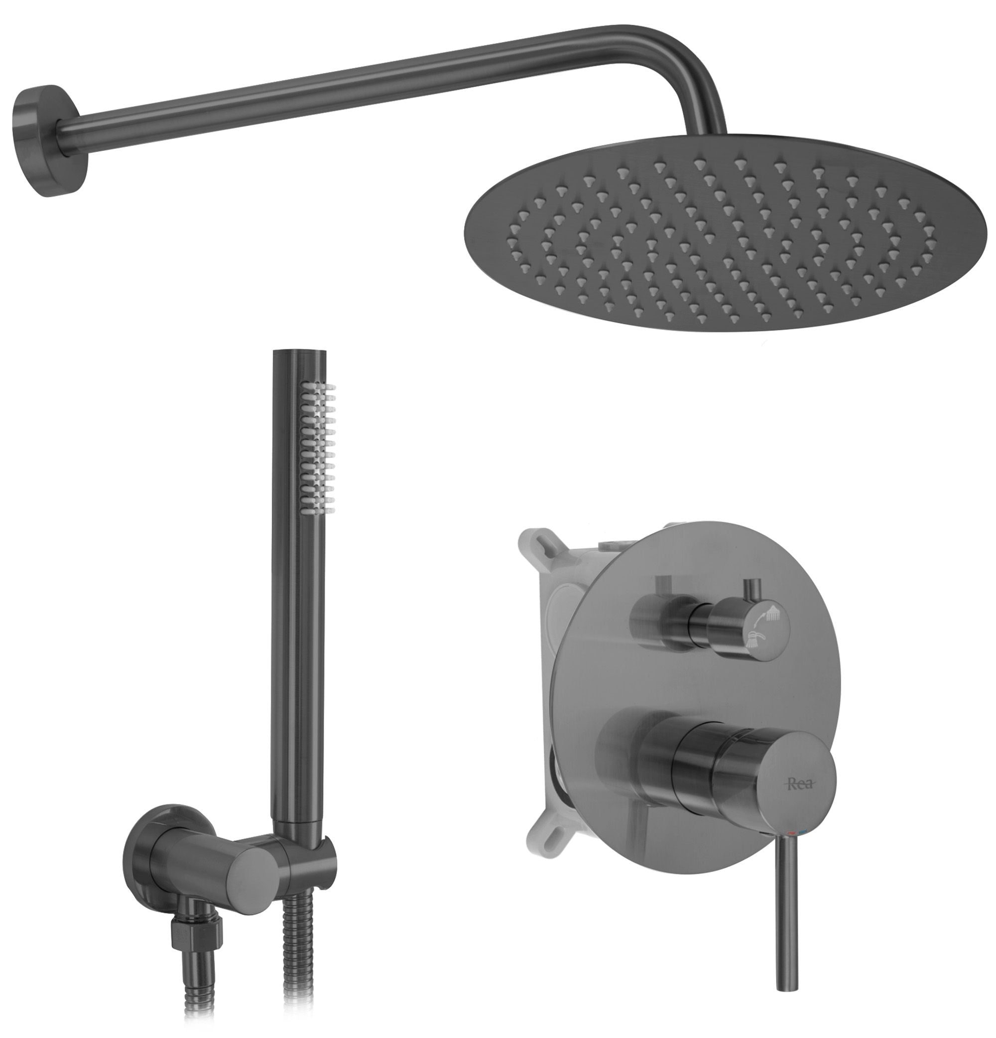 Set Doccia Da Incasso Rea Lungo Titan + Box