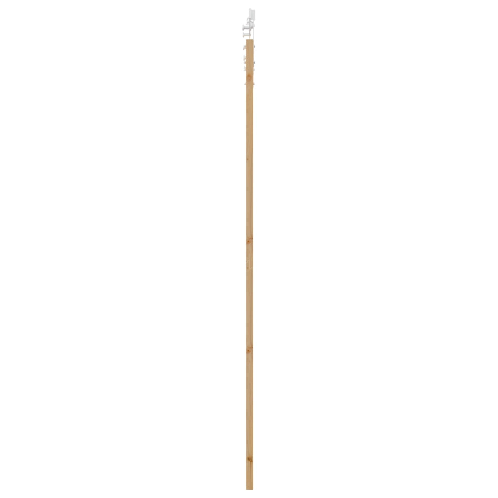 Set Porta Scorrevole  con Kit Hardware 93x232 cm Legno Massello Pino
