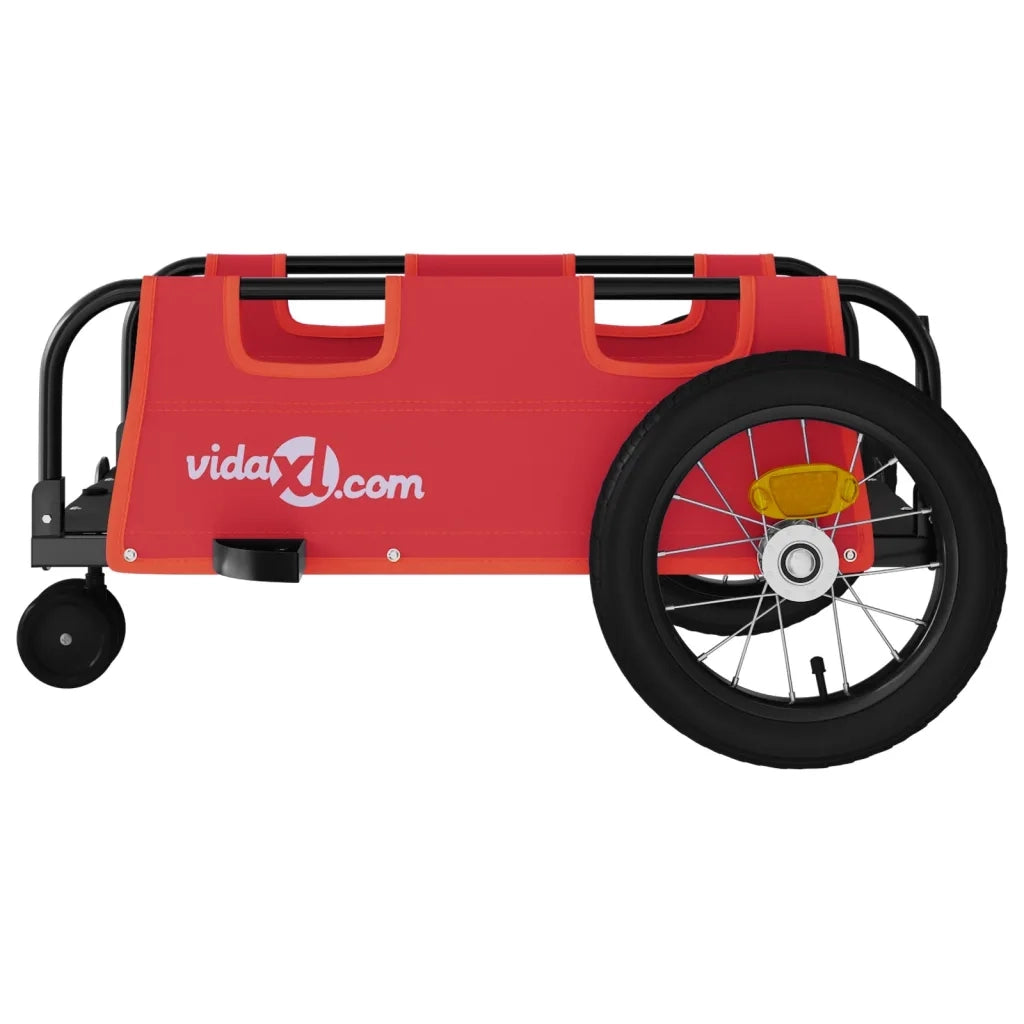 Rimorchio da Bici Rosso Oxford e Ferro CFW4661145