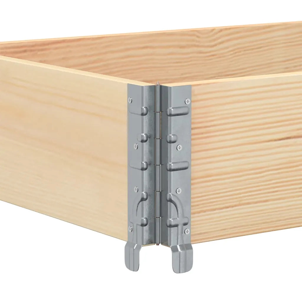Paretali per Pallet 3 pz 150x50 cm in Legno Massello di Pino 3295378